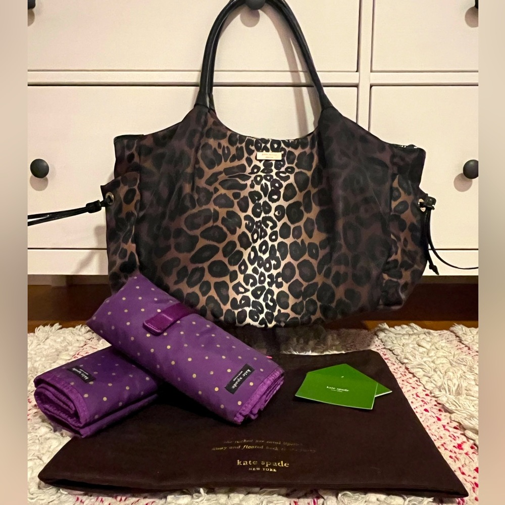 NEW Kate Spade New York Stevie Baby Bag with 2 matching Changing Pads